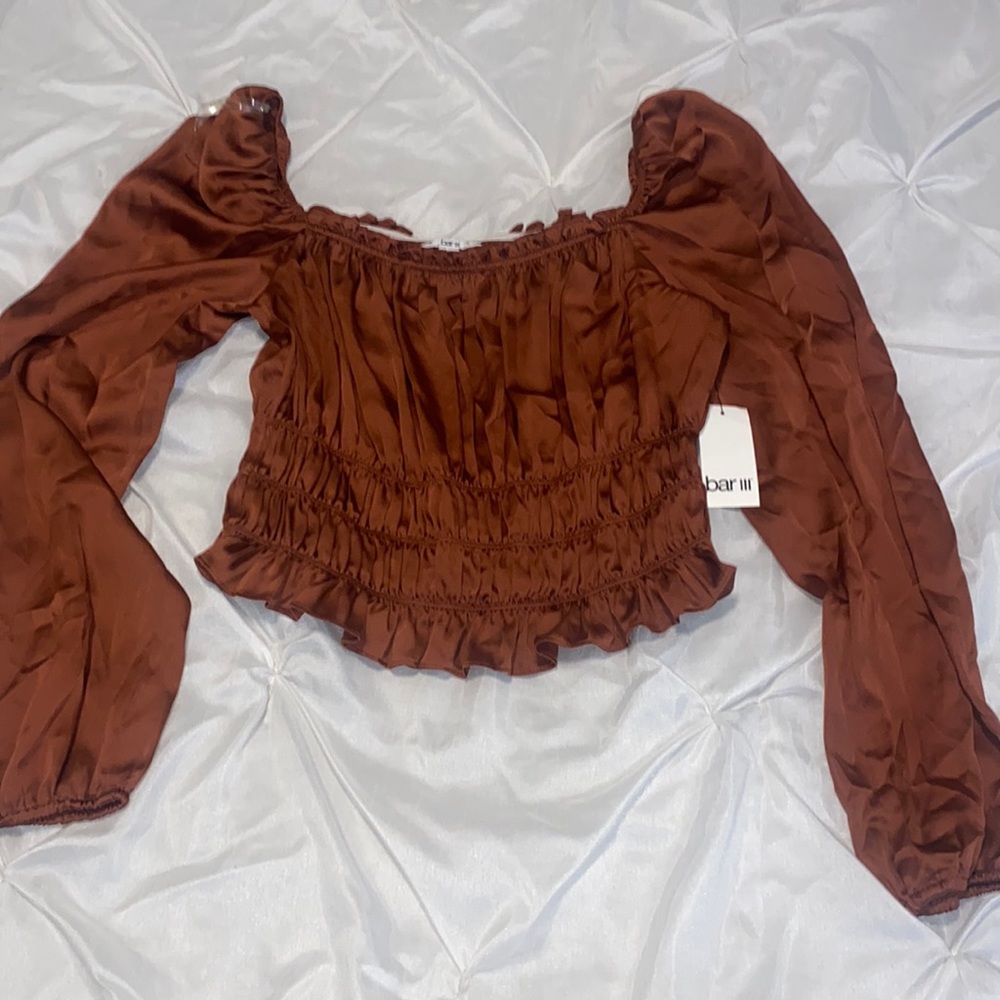 Satin shirt | size: M